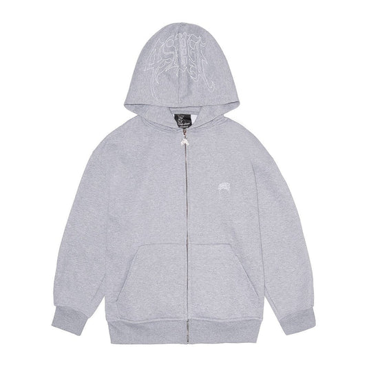 HOODIE ZÍPER 4SUF MIXED GRAY